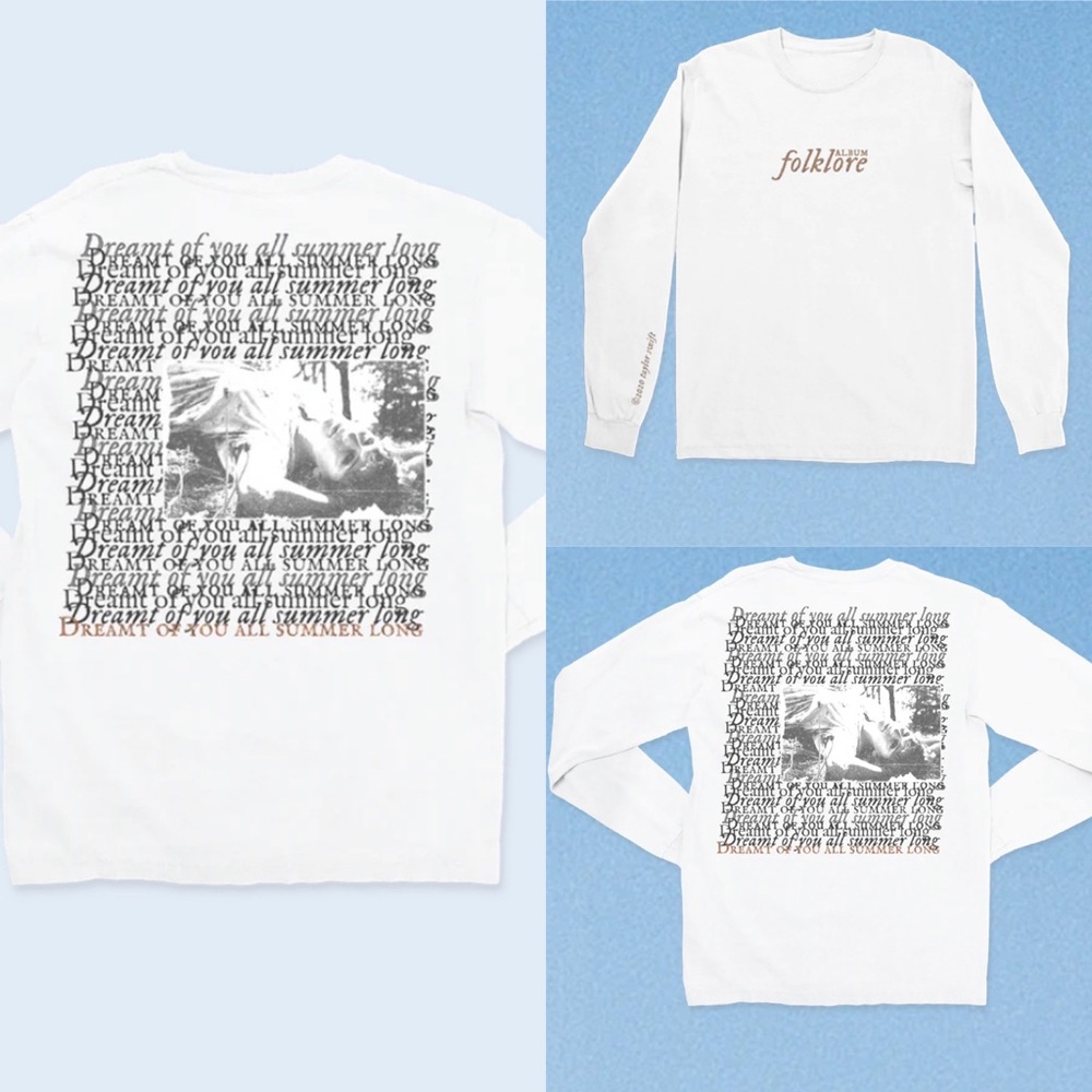 Taylor Swift folklore longsleeve - 2XL - brand new
